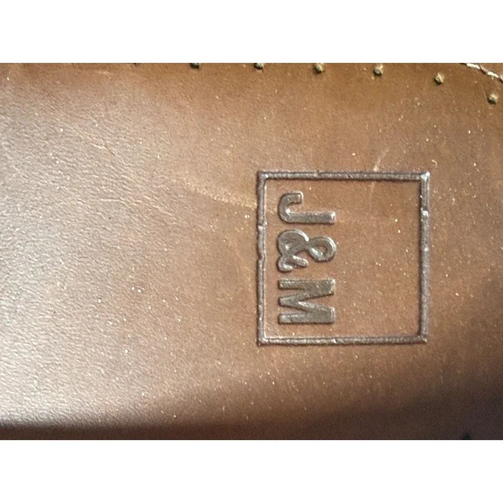 Classic Johnston & Murphy J&M Penny Driving Loafers Men's 9.5 A Brown Leather